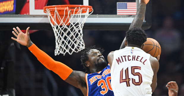 WATCH: Donovan Mitchell Has Another Poster Dunk Against The Knicks thumbnail