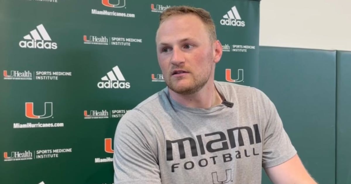 Tyler Miami Hurricanes Quarterback Van Dyke Discussed His Return From