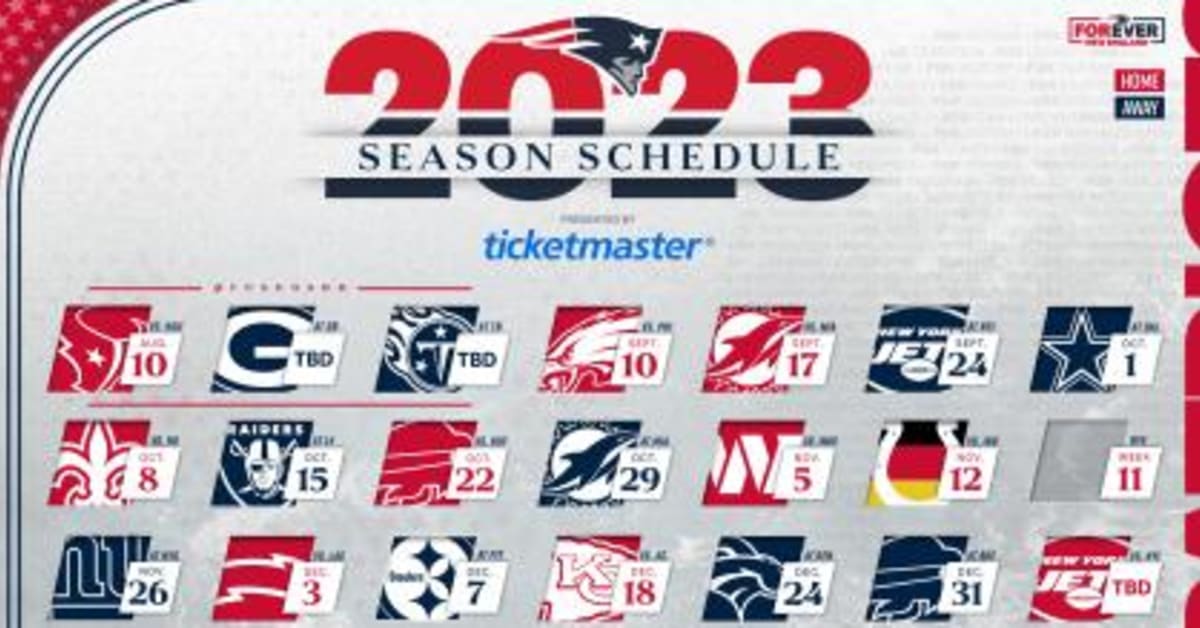 WATCH New England Patriots Release Schedule With 'Retirement House