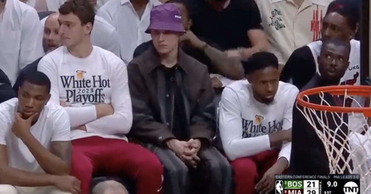 Guy Hut on X: Boobs Of Miami Heat Fan Falling Out Of Shirt (Video) -   #HeatNation #Heat #NBA  / X