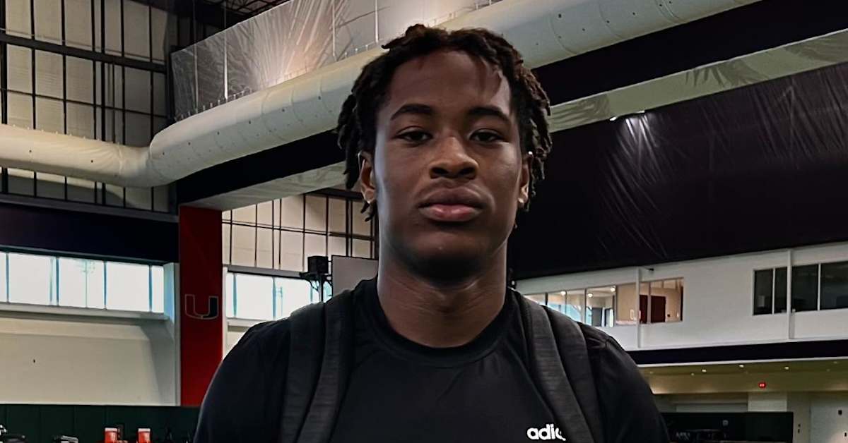 Miami Hurricanes Football Legends Camp Prospect Kenton Kirkland Talks