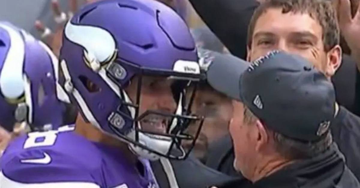 Vikings announcer says Mike Zimmer 'snapped' when Kirk Cousins pushed