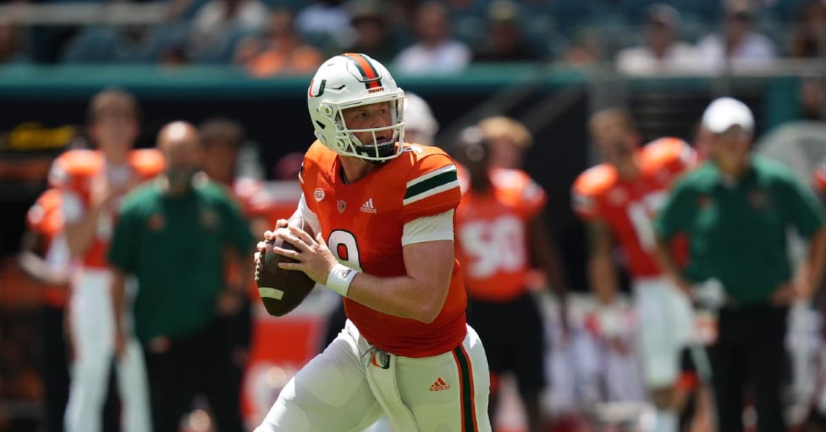 Miami Hurricanes Football Roster Quarterback Tyler Van Dyke Leads