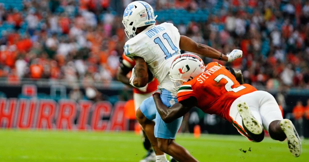 Miami Hurricanes Fall 27 24 To North Carolina Tar Heels All