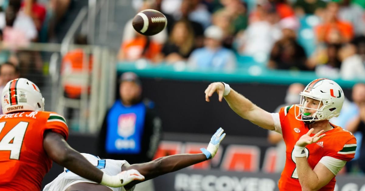 Miami Hurricanes QB Tyler Van Dyke Awarded ACC Quarterback of the Week