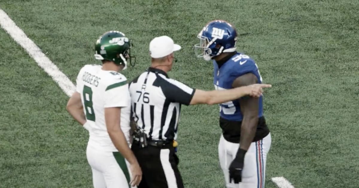 Jets' Aaron Rodgers hits Giants linebacker with 'un-come-back-with-able'  trash talk