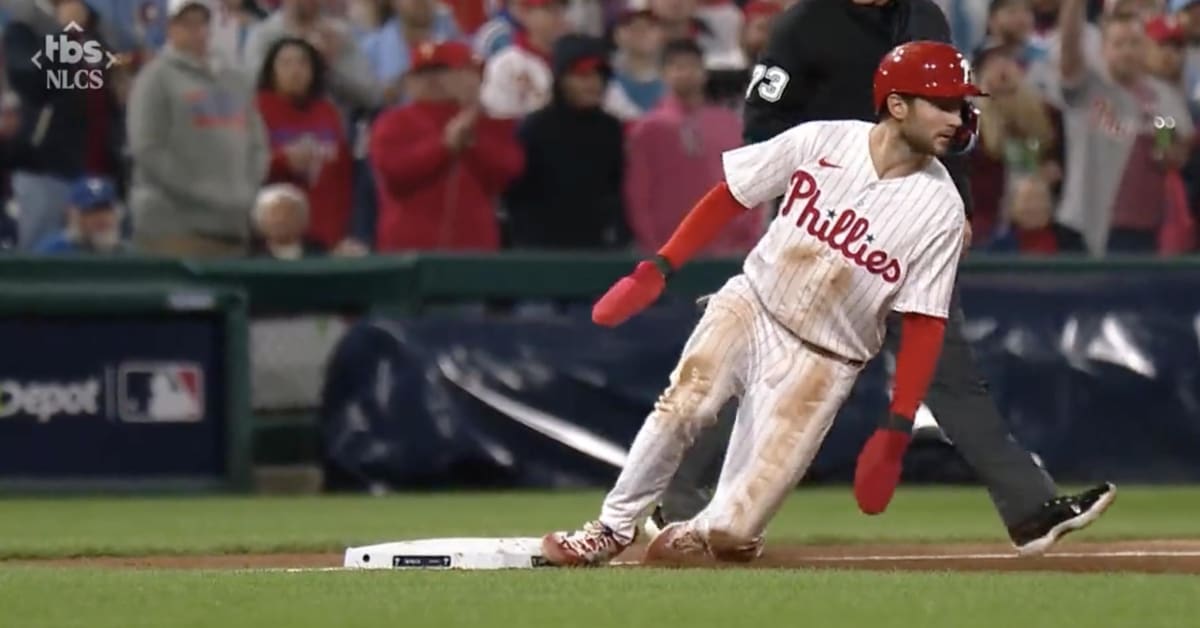 Phillies’ Trea Turner Had the Smoothest Slide of the MLB Playoffs, and