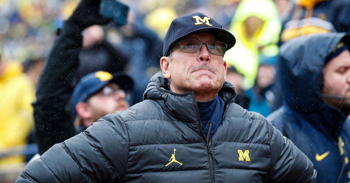 Michigan’s Jim Harbaugh Won’t Coach Saturday at Penn State, per Report