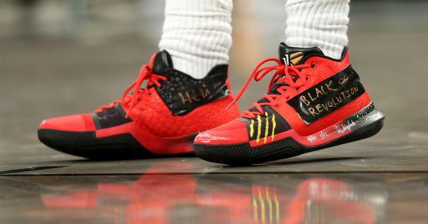 Kyrie Irving Calls for “Black Revolution” During NBA Game