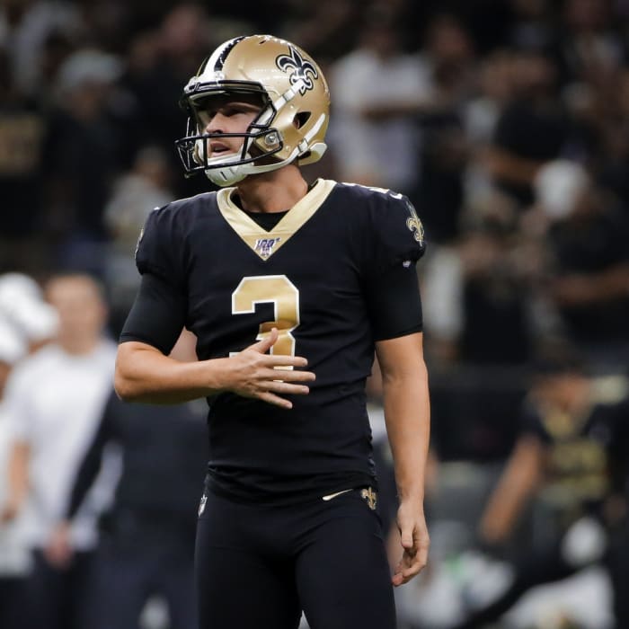 Saints K Wil Lutz was an Undrafted Free Agent