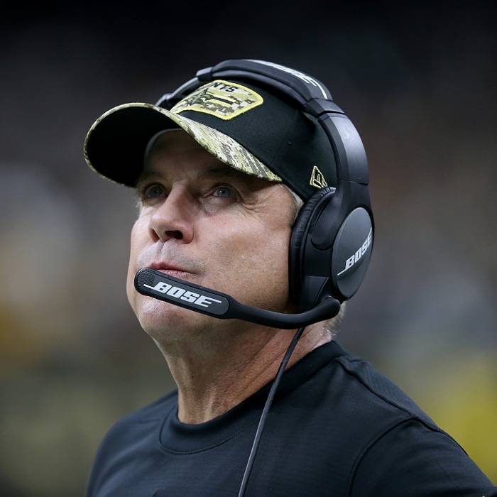 New Orleans Saints head coach Sean Payton