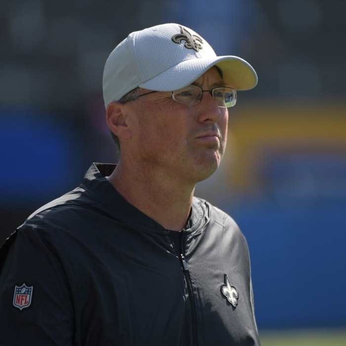 New Orleans Saints offensive coordinator Pete Carmichael