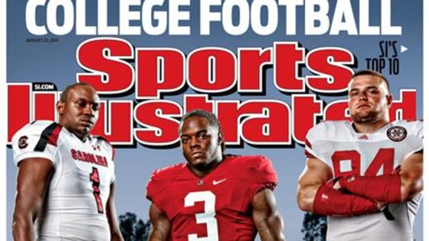 Trent Richardson's Sports Illustrated cover, August 22, 2011