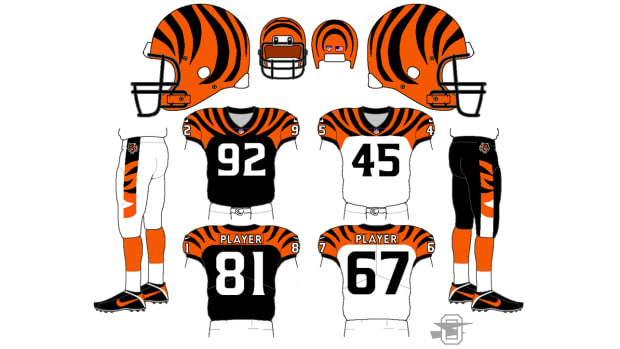 cincinnati bengals throwback uniforms