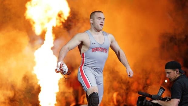 Lights. Camera. Action. NCAA wrestling tournament delivers high drama at world's most famous arena