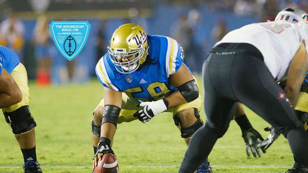 UCLA center Gyo Shojima is the first player of full Japanese heritage to play FBS football. He won't be the last.
