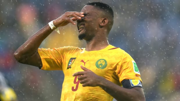 Samuel Eto'o Cameroon Hurt