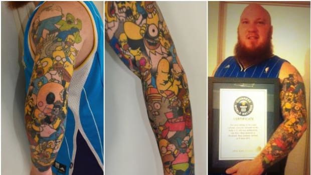 Homer Simpson tattoos