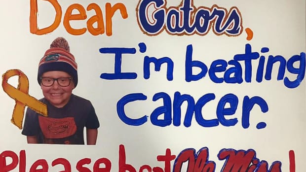 One Tough Gator: As eight-year-old Jay Ryon battles cancer, a team and community support him