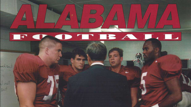 Game program cover: Mississippi State at Alabama, Nov. 11, 1995