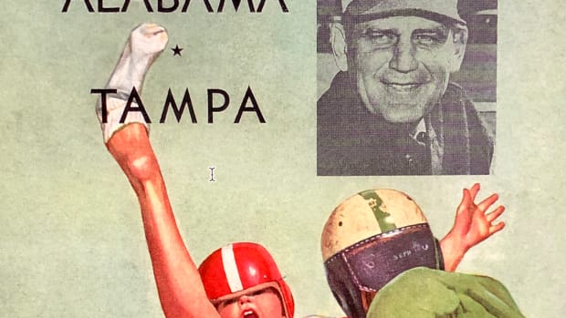 Alabama vs. Tampa game program cover, Nov. 19, 1960