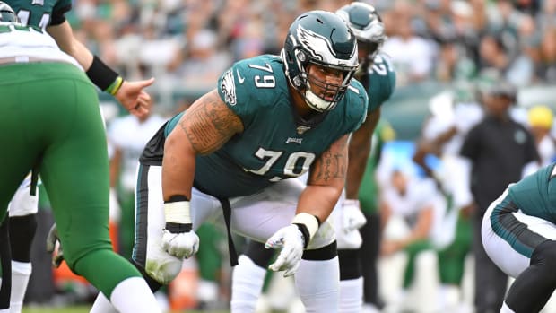 The anxiety issues Eagles right guard Brandon Brooks has dealt with his entire life resurfaced on Sunday and he left the game early