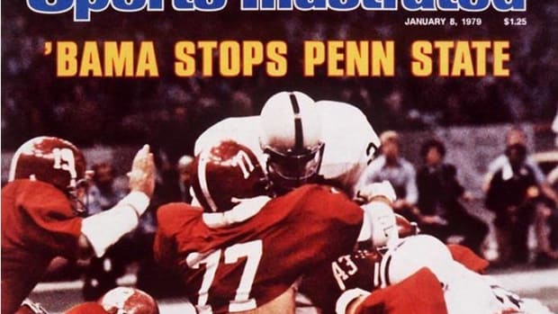 Sports Illustrated cover, Jan. 8, 1979, Goal-stand against Penn State