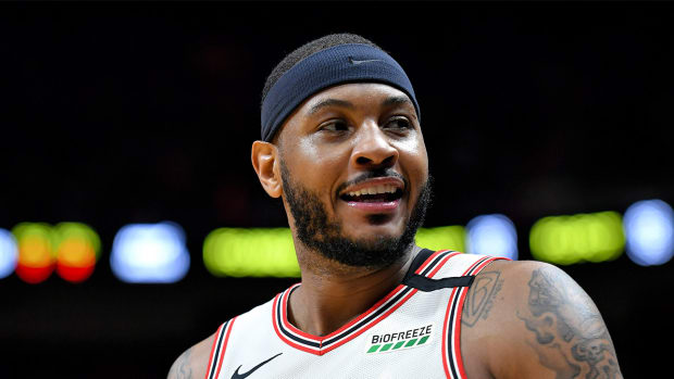 Carmelo Anthony Blazers Scoring Record