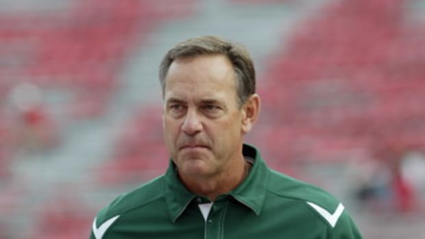 Mark Dantonio is on the march for the 2011 class!  Photo courtesy of Starr Portice.