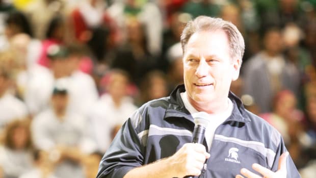 Tom Izzo has earned the right to have a tough season, but don't count him out!  Photo courtesy of Bill Marklevits