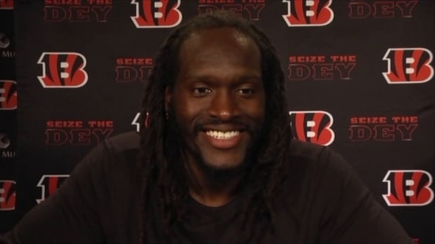 Josh Bynes TC news conference