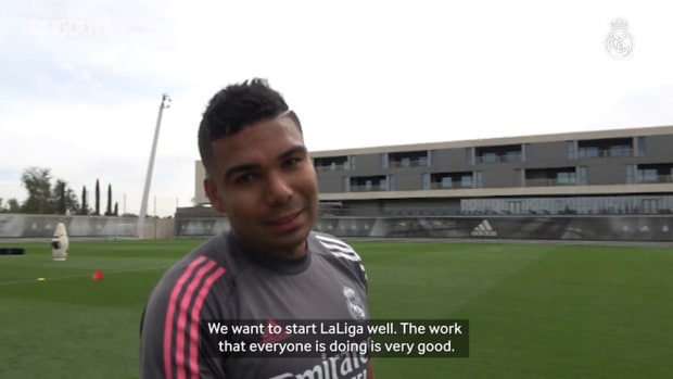 Casemiro: "We've started at full speed and we're already focusing on the first league game"