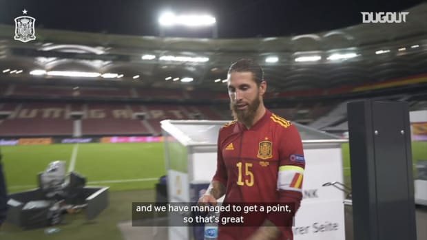 Behind the scenes: Sergio Ramos after Spain’s draw vs Germany