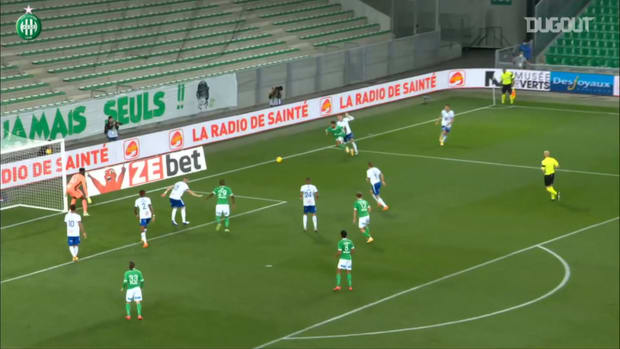 Camara's first Ligue 1 goal with Saint-Etienne