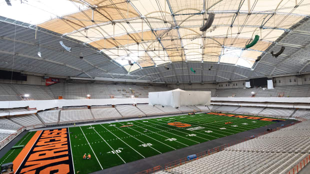A look inside the newly renovated Carrier Dome in Syracuse, NY.