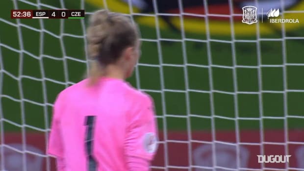 Alexia Putellas’s superb volley goal for Spain