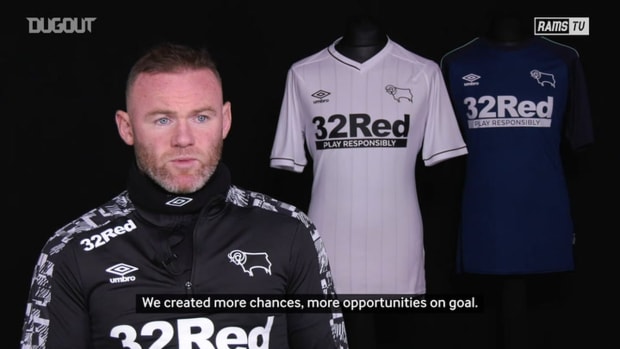 Wayne Rooney on his first game as interim manager