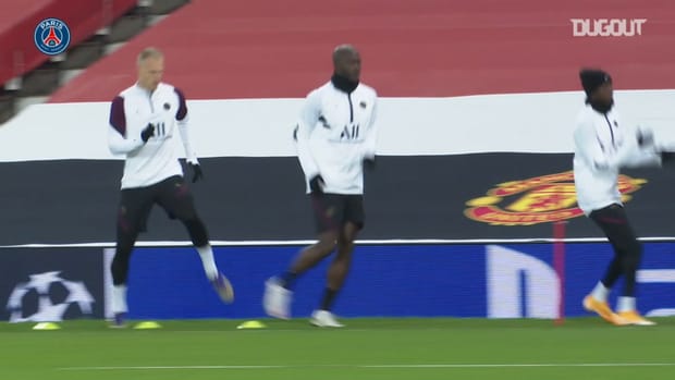 PSG' s last training session before Manchester United clash
