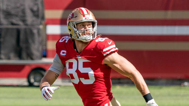 49ers tight end George Kittle