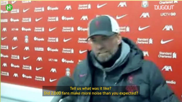 Klopp on the emotional moment when Liverpool fans sung "YNWA"