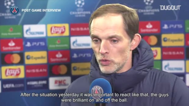 Thomas Tuchel' s post-match reaction after the win against Istanbul BB