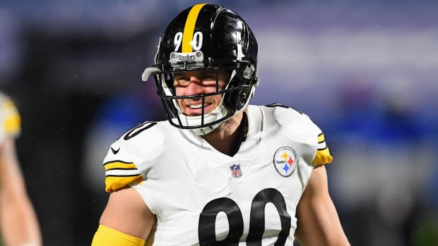 Pittsburgh Steelers outside linebacker T.J. Watt leads the NFL with 13 sacks entering Sunday's home game against the Indianapolis Colts.