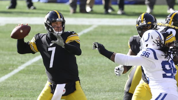 Ben Roethlisberger during comeback win over Colts