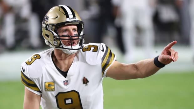 Quarterback Drew Brees and the New Orleans Saints will try to win for a third time against quarterback Tom Brady and the Tampa Bay Buccaneers in an NFC Divisional Playoff game at New Orleans.
