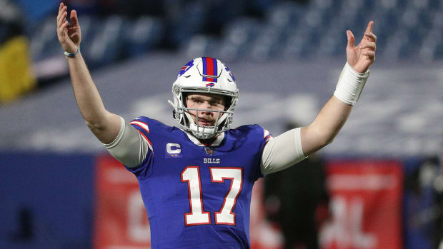 Josh Allen and the Bills visit the Chiefs in the AFC championship game.