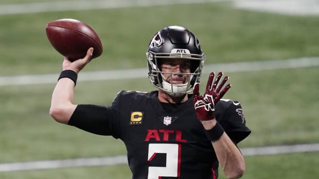 Atlanta Falcons quarterback Matt Ryan is 36 and looking at a team in rebuild mode with a new GM and head coach.