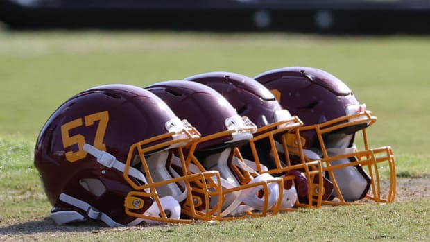 Washington Football Team helmets