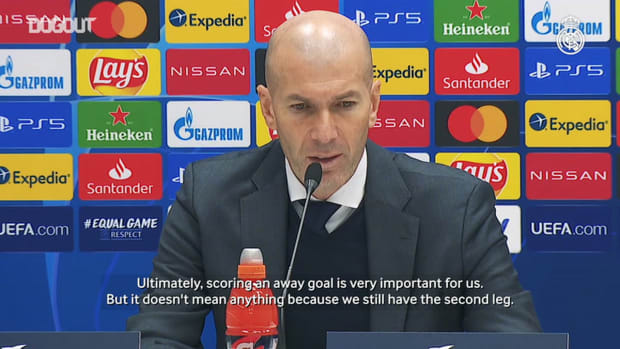 Zinedine Zidane: 'We still have to play the second leg'