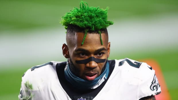 Eagles safety Jalen Mills against the Cardinals at State Farm Stadium