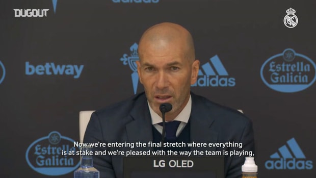 Zinedine Zidane: 'We controlled the game and deserved the win'
